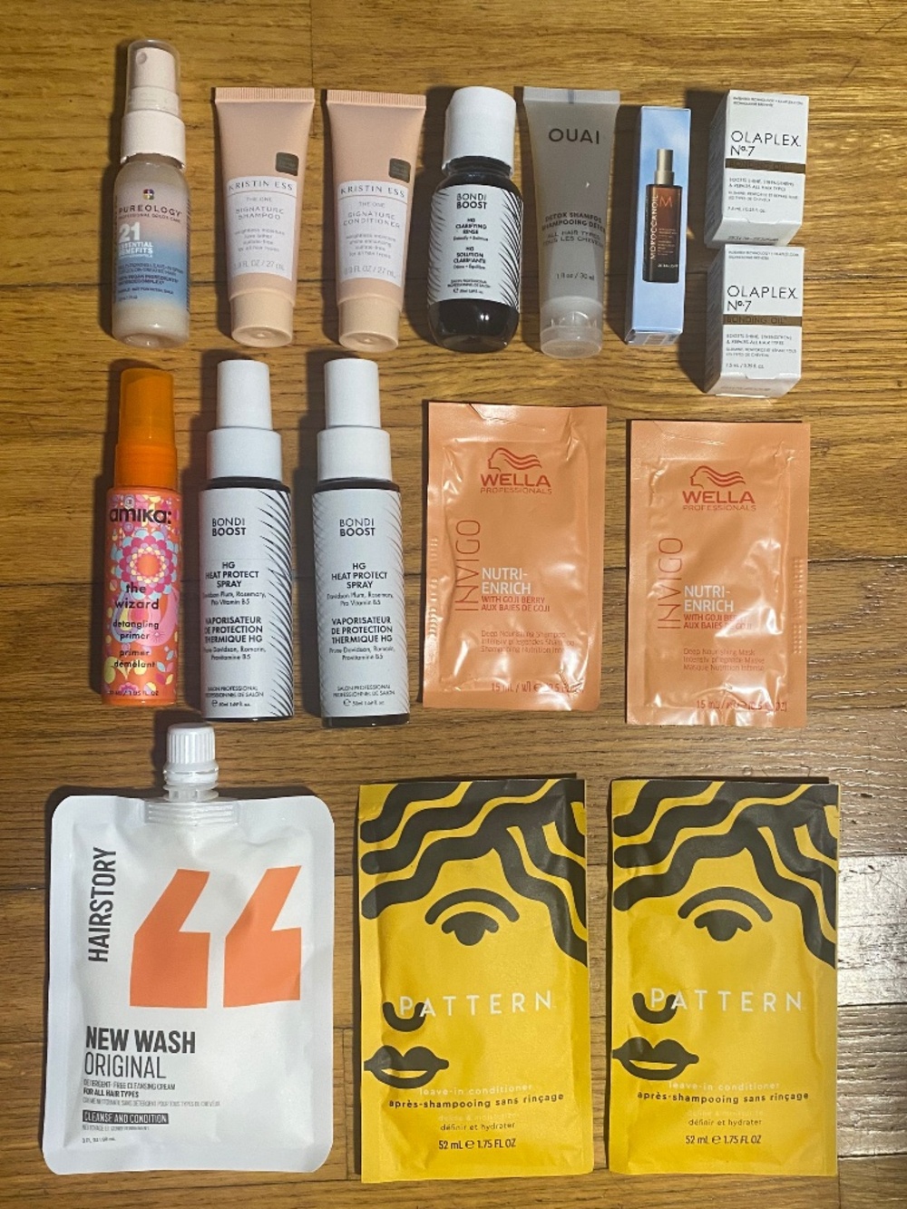 16PC Haircare Minis & Packet Lot - Olaplex, Amika, MORE